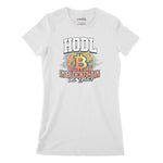 In Blockchain We Trust Women's Classic Fitted T-Shirt Chroma Clothing