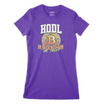 In Blockchain We Trust Women's Classic Fitted T-Shirt Chroma Clothing