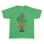 Its Hocus Pocus Time Witches Halloween Kids T-Shirt | Premium Hallowee Chroma Clothing