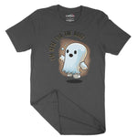 Little Ghost Here For The Boo's Unisex Adult T-Shirt | Premium Hallowe Chroma Clothing