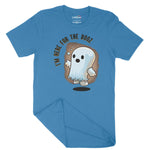 Little Ghost Here For The Boo's Unisex Adult T-Shirt | Premium Hallowe Chroma Clothing