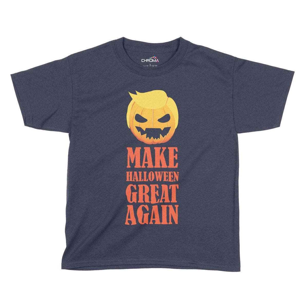 Make Halloween Great Again Kids T-Shirt | Premium Halloween Clothing Chroma Clothing