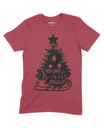 Making Spirits Bright Unisex Adult T-Shirt Chroma Clothing