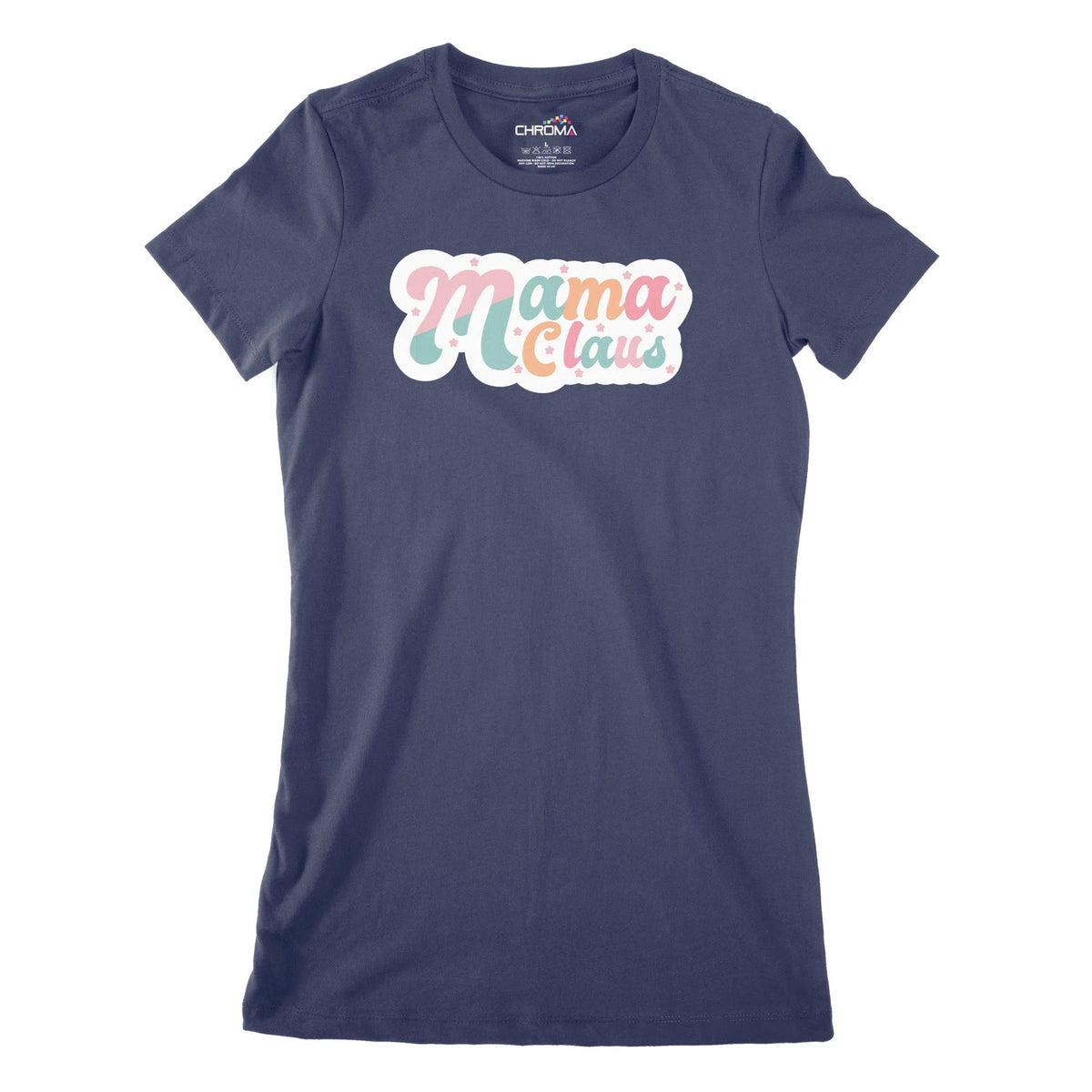 Mama Claus Women's Classic Fitted T-Shirt Chroma Clothing