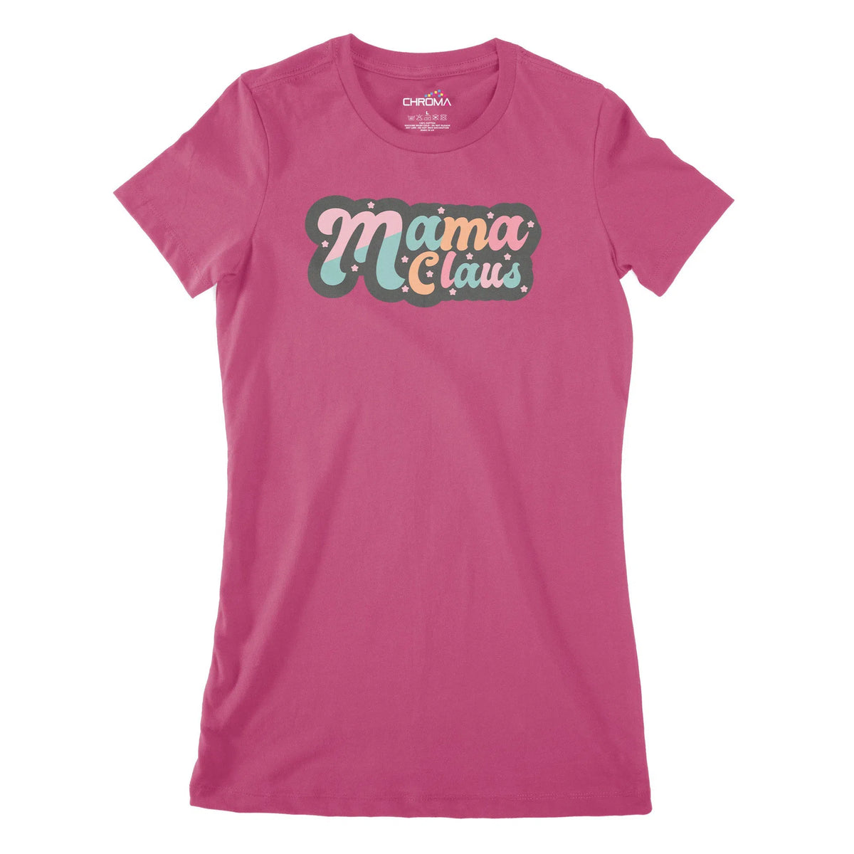 Mama Claus Women's Classic Fitted T-Shirt Chroma Clothing