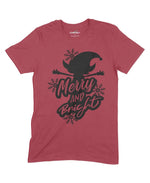 Merry And Bright Unisex Adult T-Shirt Chroma Clothing