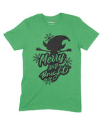Merry And Bright Unisex Adult T-Shirt Chroma Clothing
