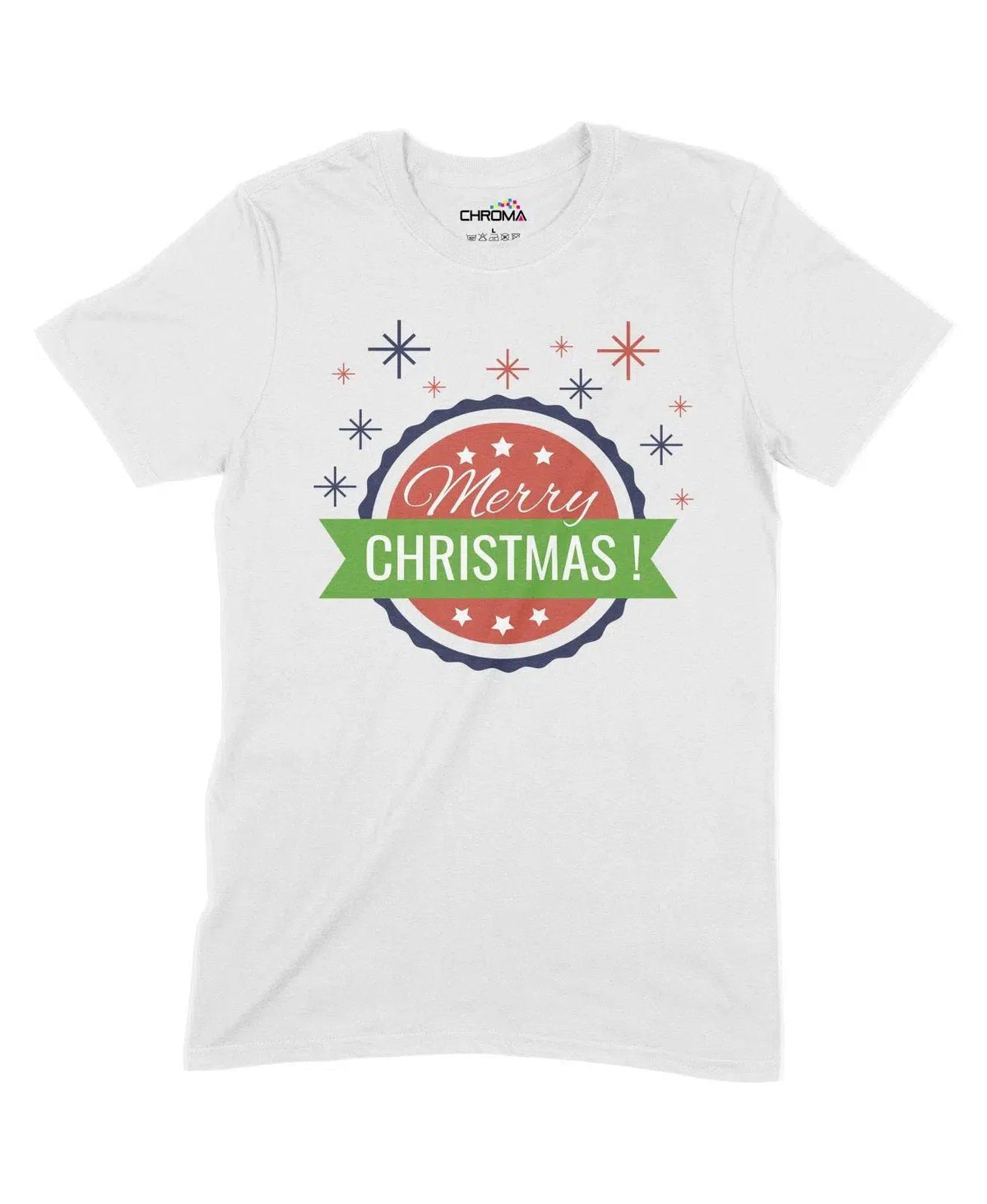 Merry Christmas! Unisex Adult T-Shirt Chroma Clothing