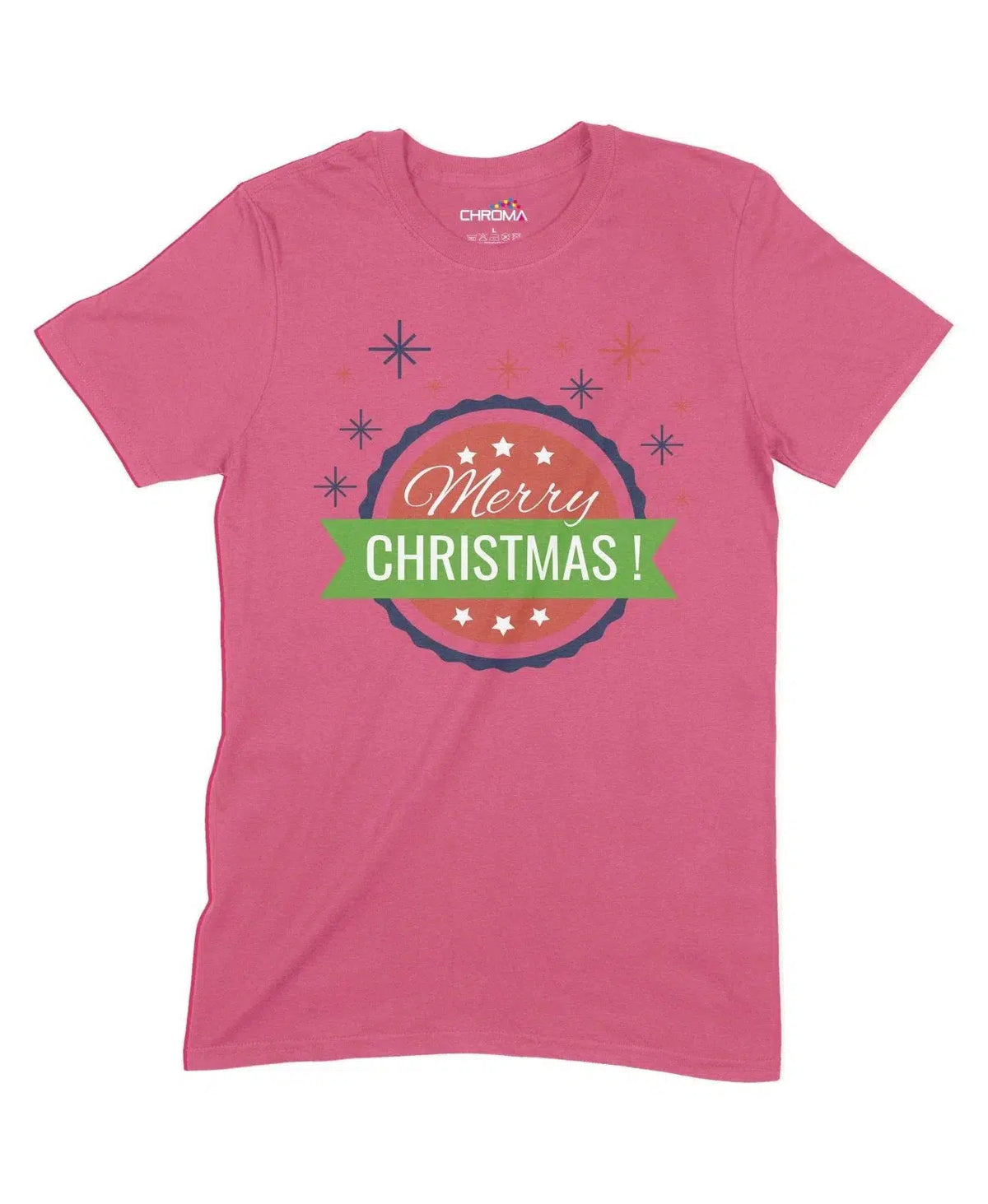 Merry Christmas! Unisex Adult T-Shirt Chroma Clothing