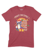 Merry Christmas, Your Present Is In The Litter Box Unisex Adult T-Shir Chroma Clothing