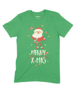 Merry Flossing Christmas Unisex Adult T-Shirt Chroma Clothing