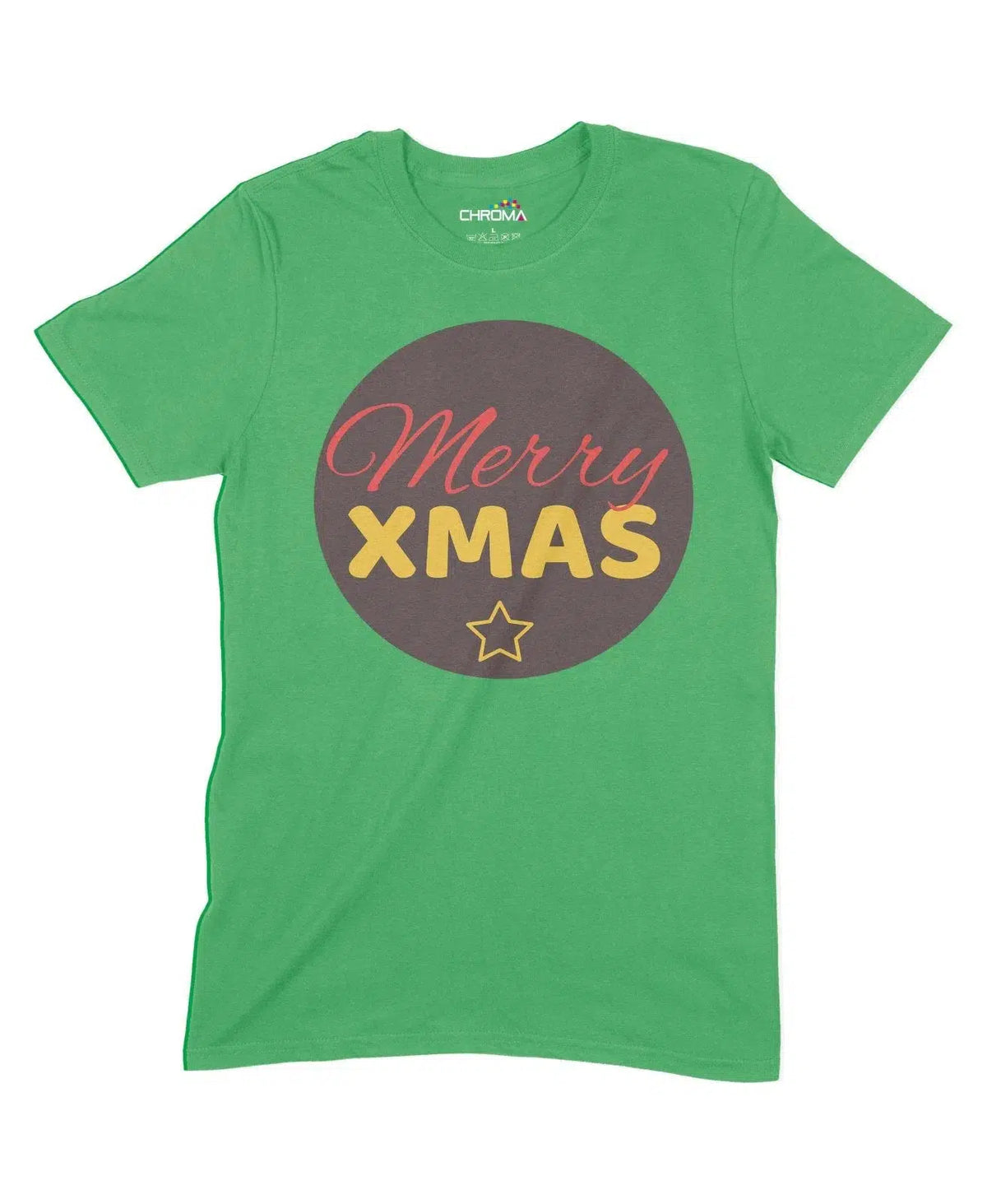 Merry Xmas Unisex Adult T-Shirt Chroma Clothing
