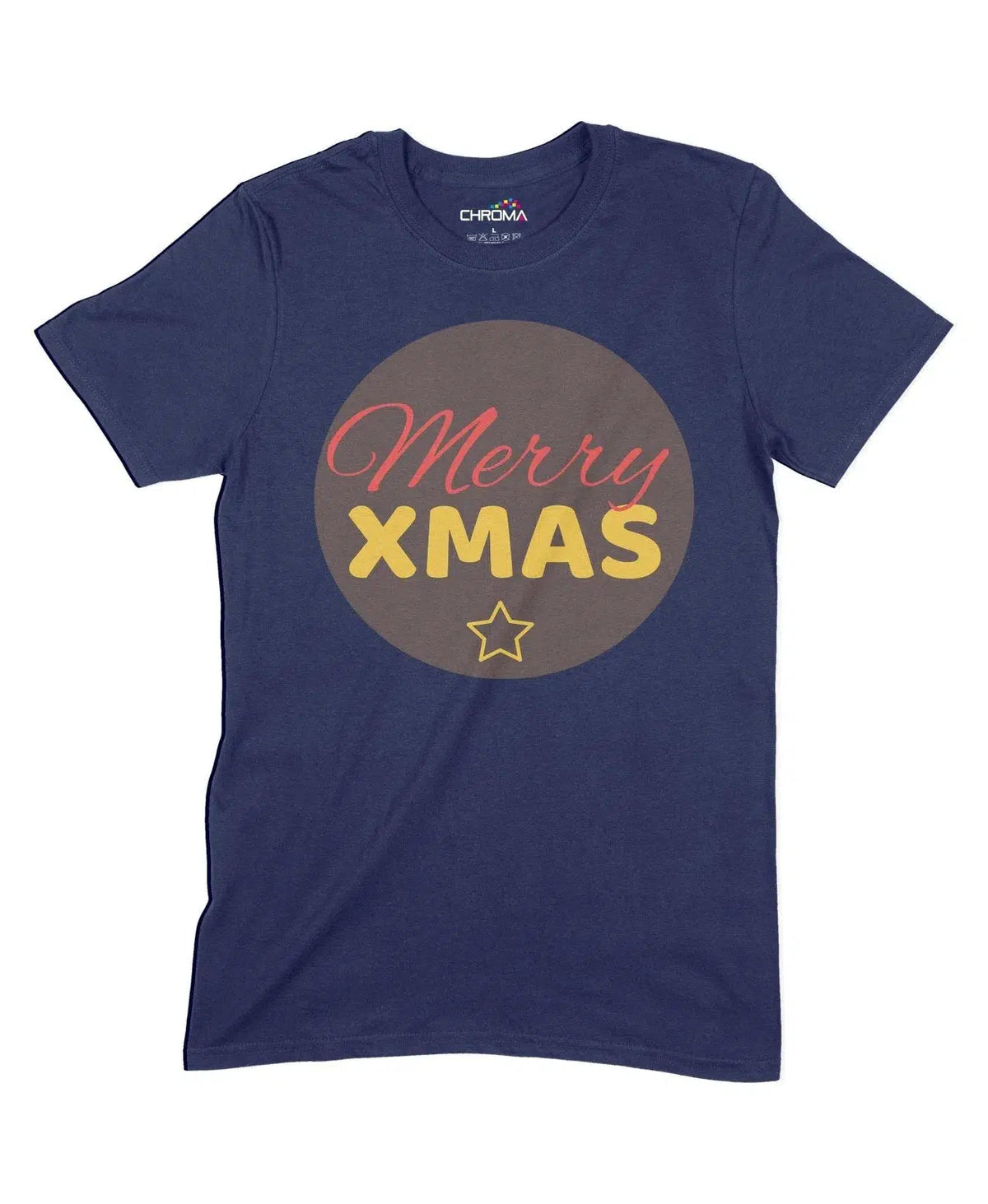 Merry Xmas Unisex Adult T-Shirt Chroma Clothing