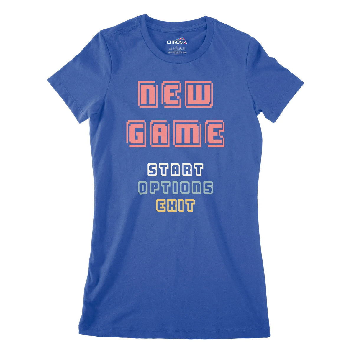 New Game Retro Women's Classic Fitted T-Shirt | Premium Quality Street Chroma Clothing