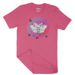 Psycedelic Moth Unisex Adult T-Shirt Chroma Clothing