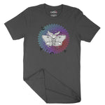 Psycedelic Moth Unisex Adult T-Shirt Chroma Clothing