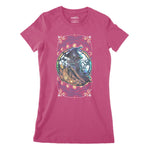 Psychedelic Wizard Women's Classic Fitted T-Shirt Chroma Clothing
