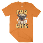 Pug Life Dog Lover Unisex Adult T-Shirt Chroma Clothing