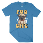Pug Life Dog Lover Unisex Adult T-Shirt Chroma Clothing