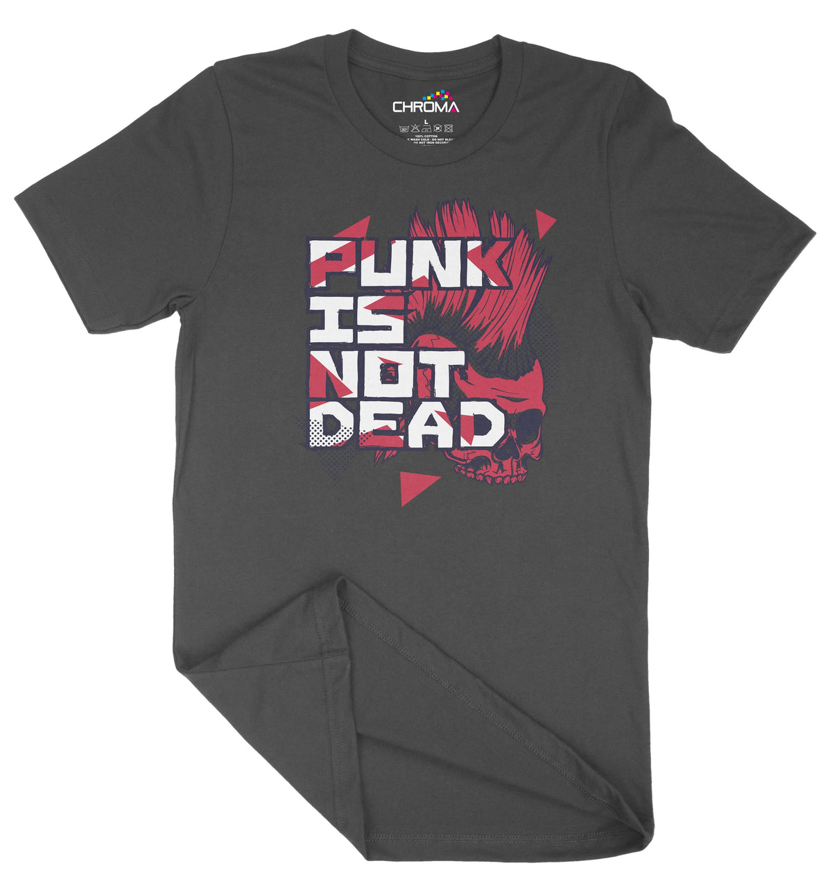 Punk Is Not Dead Unisex Adult T-Shirt | Premium Quality Streetwear Chroma Clothing