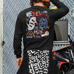 Rebel | Dual Print | Long-Sleeve T-Shirt | Premium Quality Streetwear Chroma Clothing