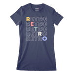 Retro Retro Classic Gaming Women's Classic Fitted T-Shirt | Premium Qu Chroma Clothing