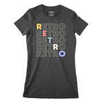 Retro Retro Classic Gaming Women's Classic Fitted T-Shirt | Premium Qu Chroma Clothing