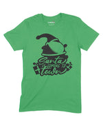 Santa Is Coming To Town Unisex Adult T-Shirt Chroma Clothing