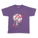 Skeleton Trick Or Treat Halloween Kids T-Shirt | Premium Halloween Clo Chroma Clothing