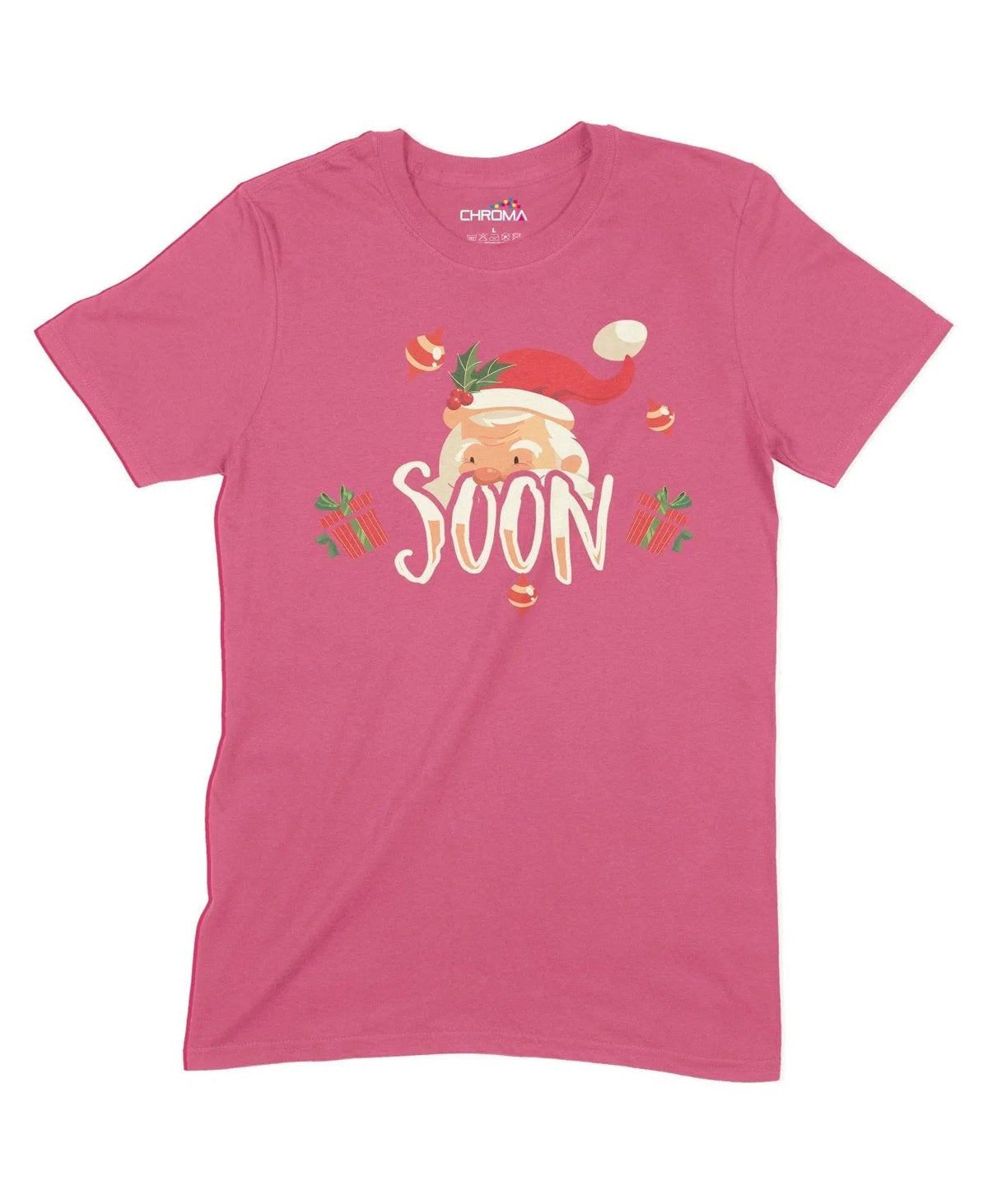 Soon Christmas Unisex Adult T-Shirt Chroma Clothing