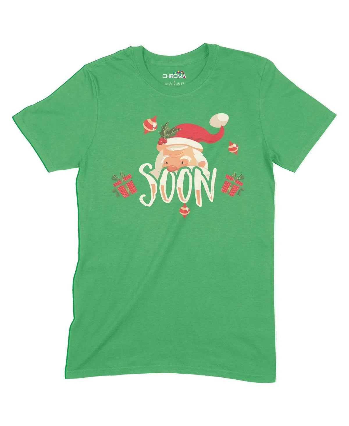 Soon Christmas Unisex Adult T-Shirt Chroma Clothing