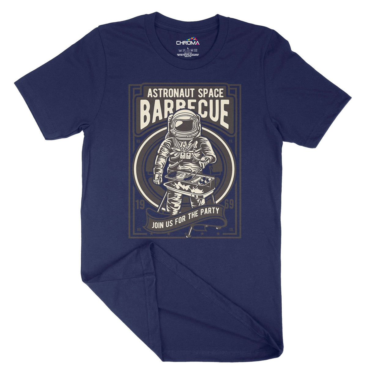 Space Barbeque | Vintage Adult T-Shirt | Classic Vintage Clothing Chroma Clothing