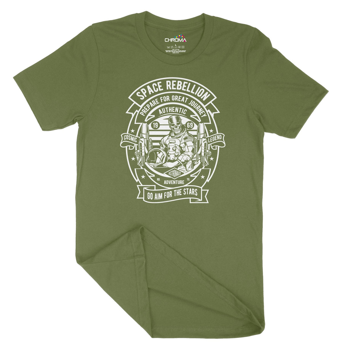 Space Rebellion | Vintage Adult T-Shirt | Classic Vintage Clothing Chroma Clothing