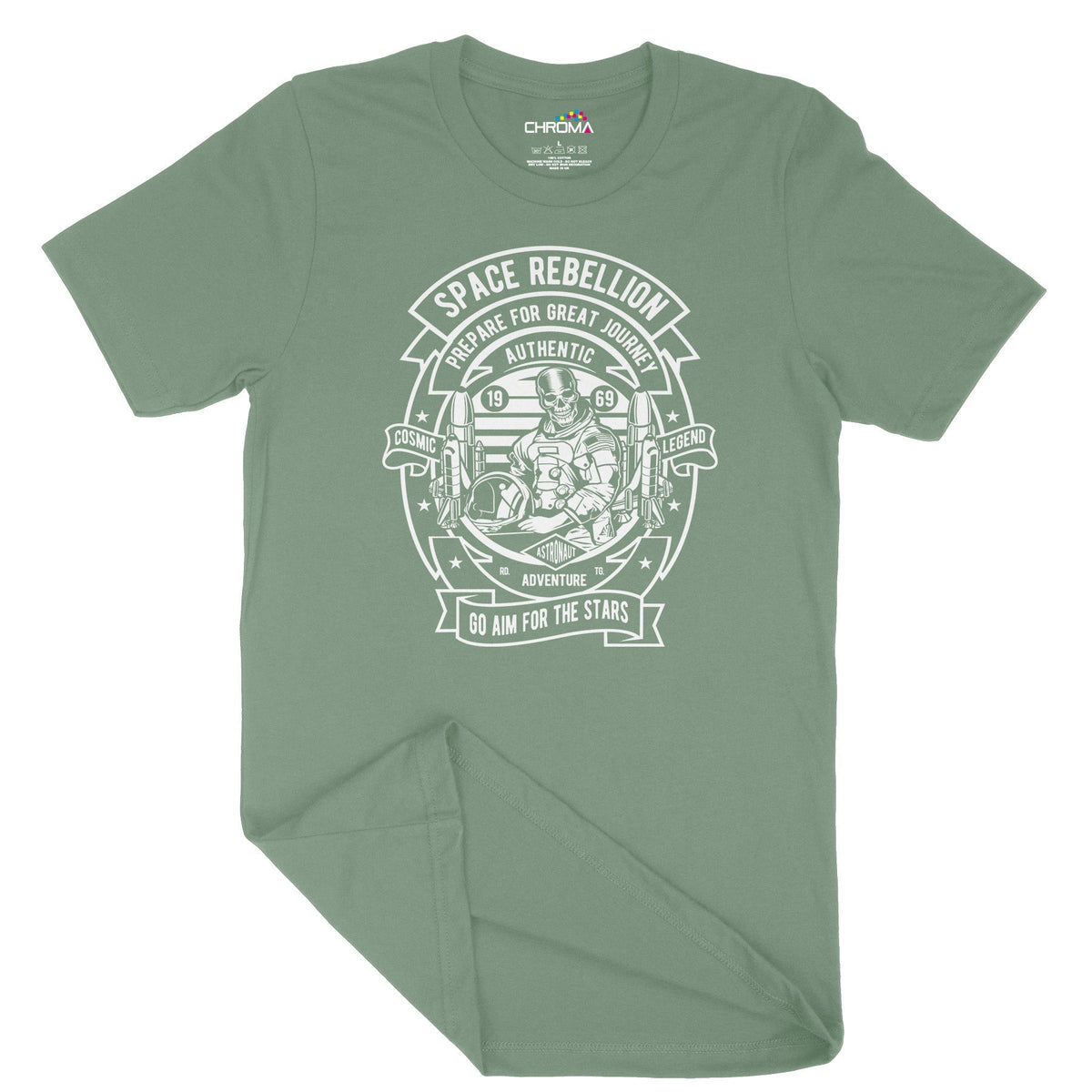 Space Rebellion | Vintage Adult T-Shirt | Classic Vintage Clothing Chroma Clothing