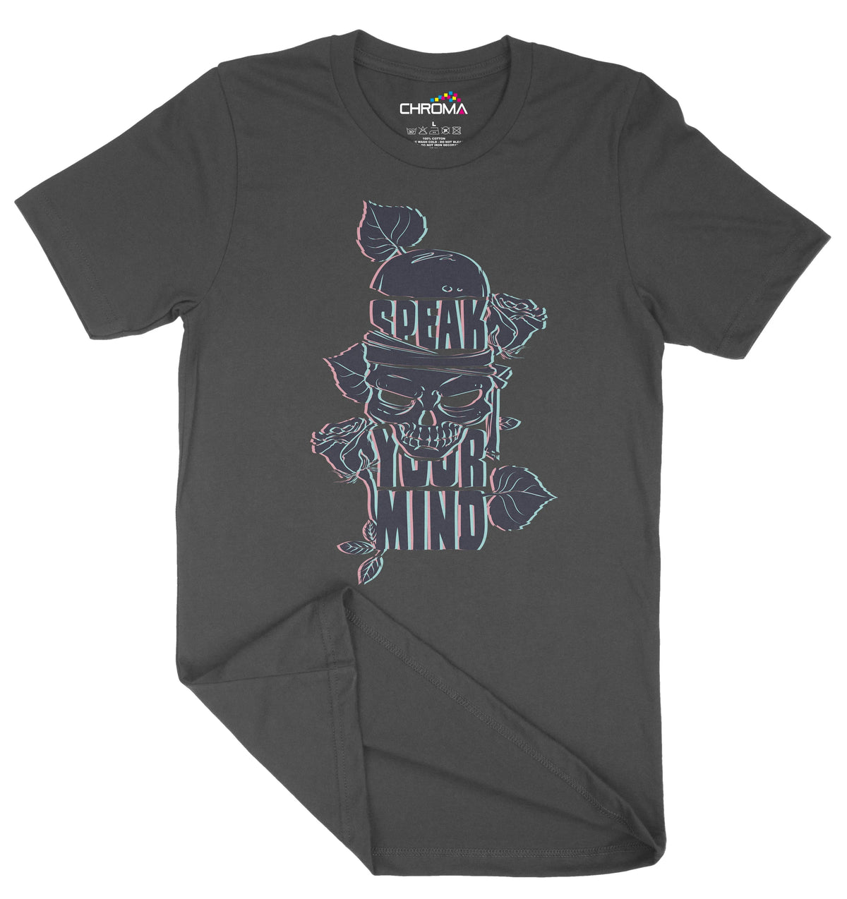 Speak Your Mind Unisex Adult T-Shirt | Premium Quality Streetwear Chroma Clothing