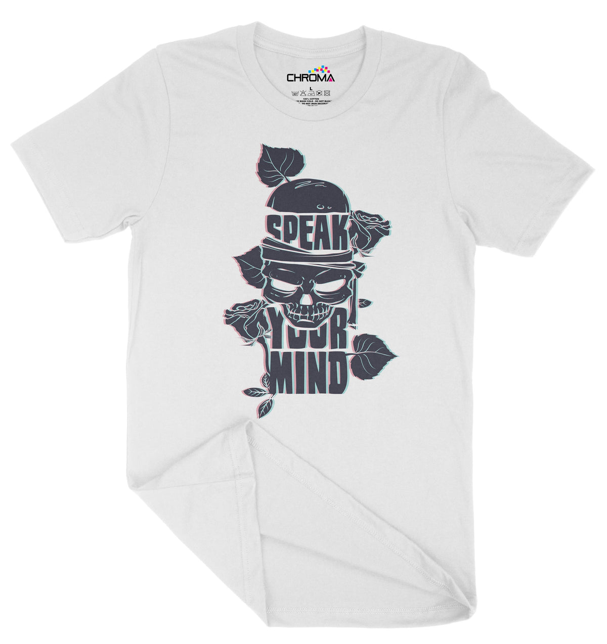 Speak Your Mind Unisex Adult T-Shirt | Premium Quality Streetwear Chroma Clothing