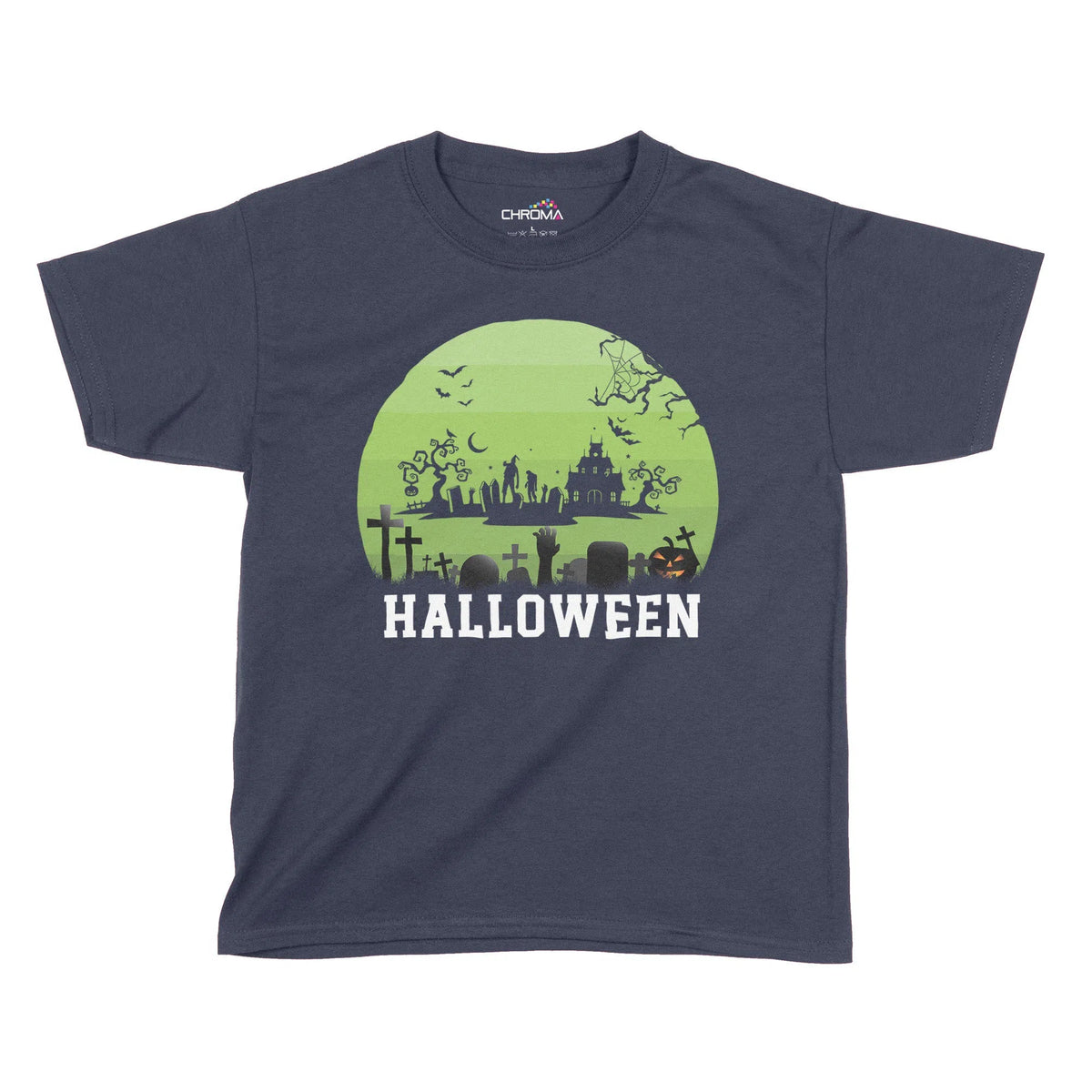 Spooky Halloween Kids T-Shirt | Premium Halloween Clothing Chroma Clothing