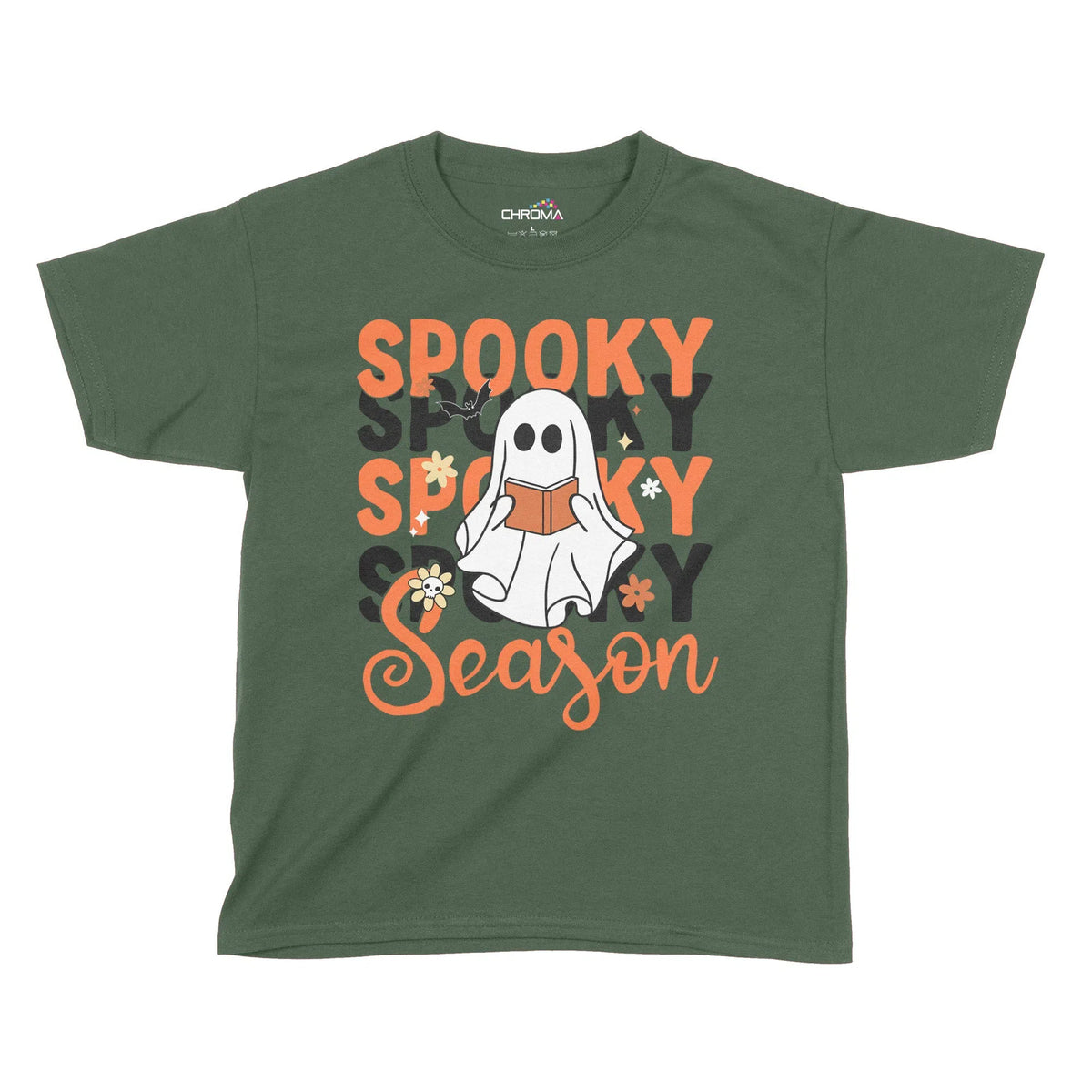 Spooky Season Halloween Kids T-Shirt | Premium Halloween Clothing Chroma Clothing