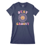 Stay Groovy Women's Classic Fitted T-Shirt Chroma Clothing