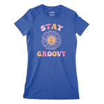 Stay Groovy Women's Classic Fitted T-Shirt Chroma Clothing