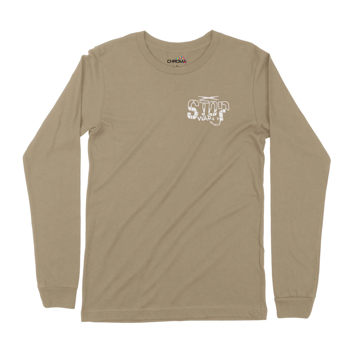Stop Wars | Dual Print | Long-Sleeve T-Shirt | Premium Quality Streetw Chroma Clothing