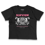 Survivor | Women's Cropped T-Shirt Chroma Clothing