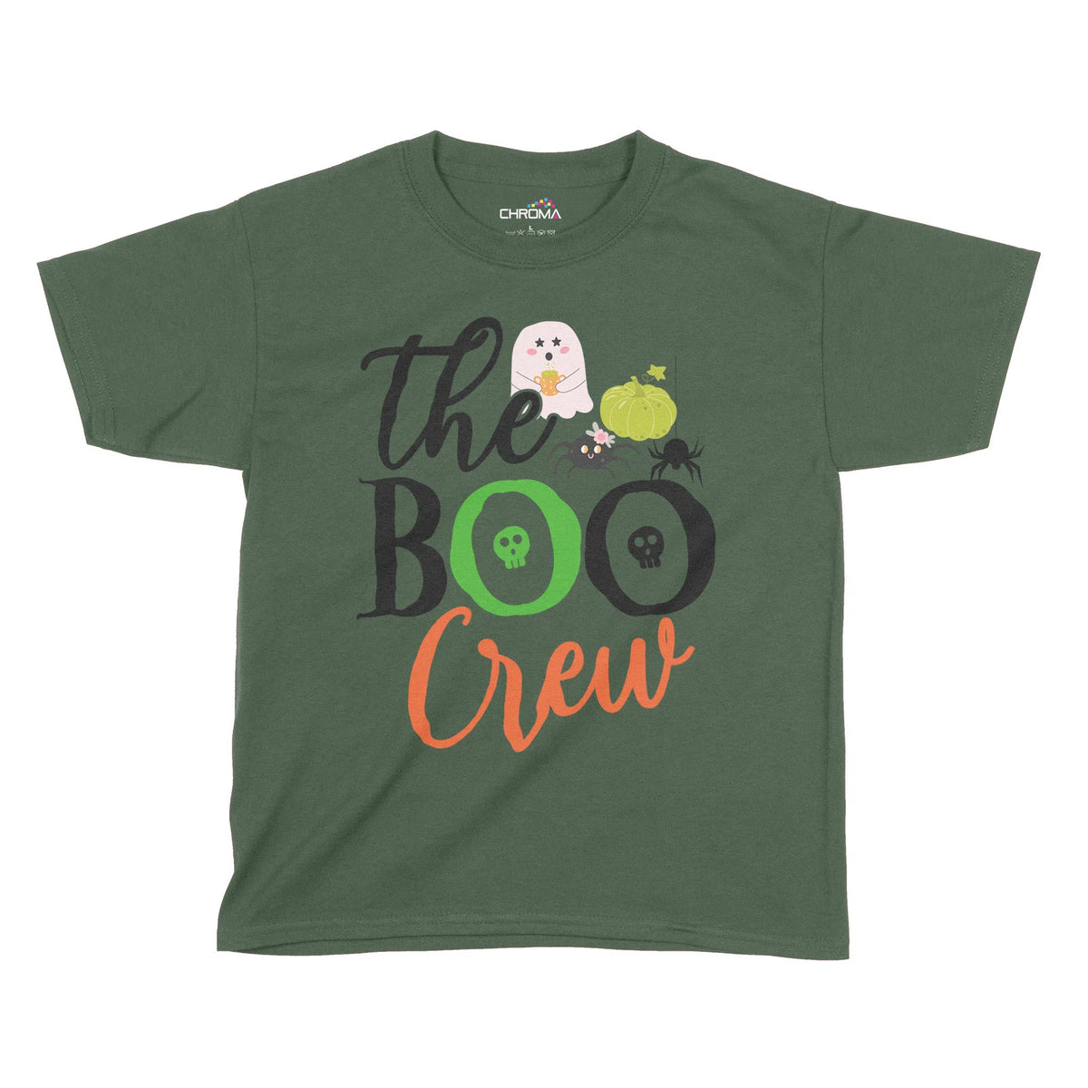 The Boo Crew Halloween Kids T-Shirt | Premium Halloween Clothing Chroma Clothing