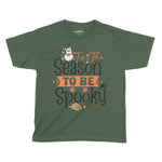 Tis The Season To Be Spooky Halloween Kids T-Shirt | Premium Halloween Chroma Clothing