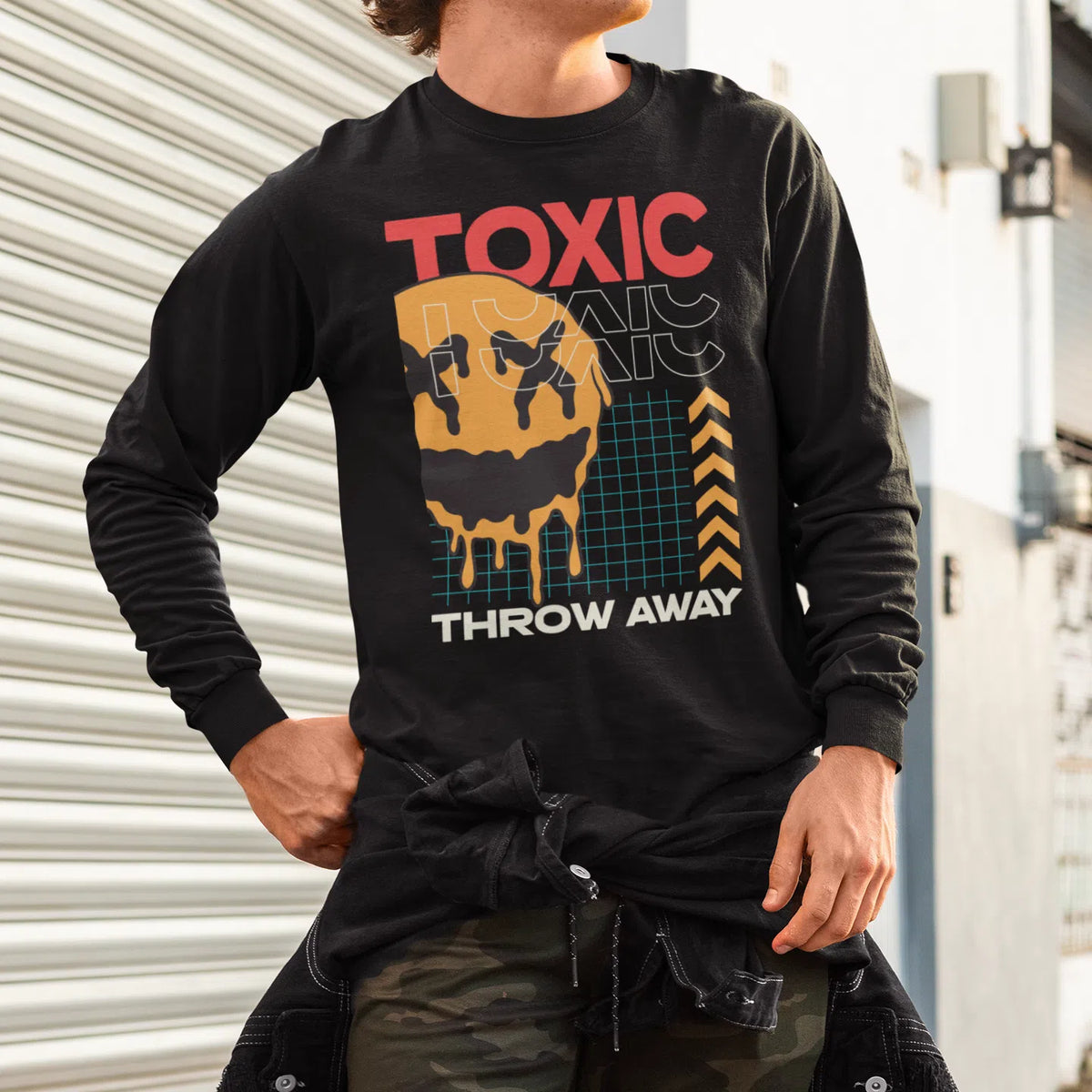 Toxic | Long-Sleeve T-Shirt | Premium Quality Streetwear Chroma Clothing