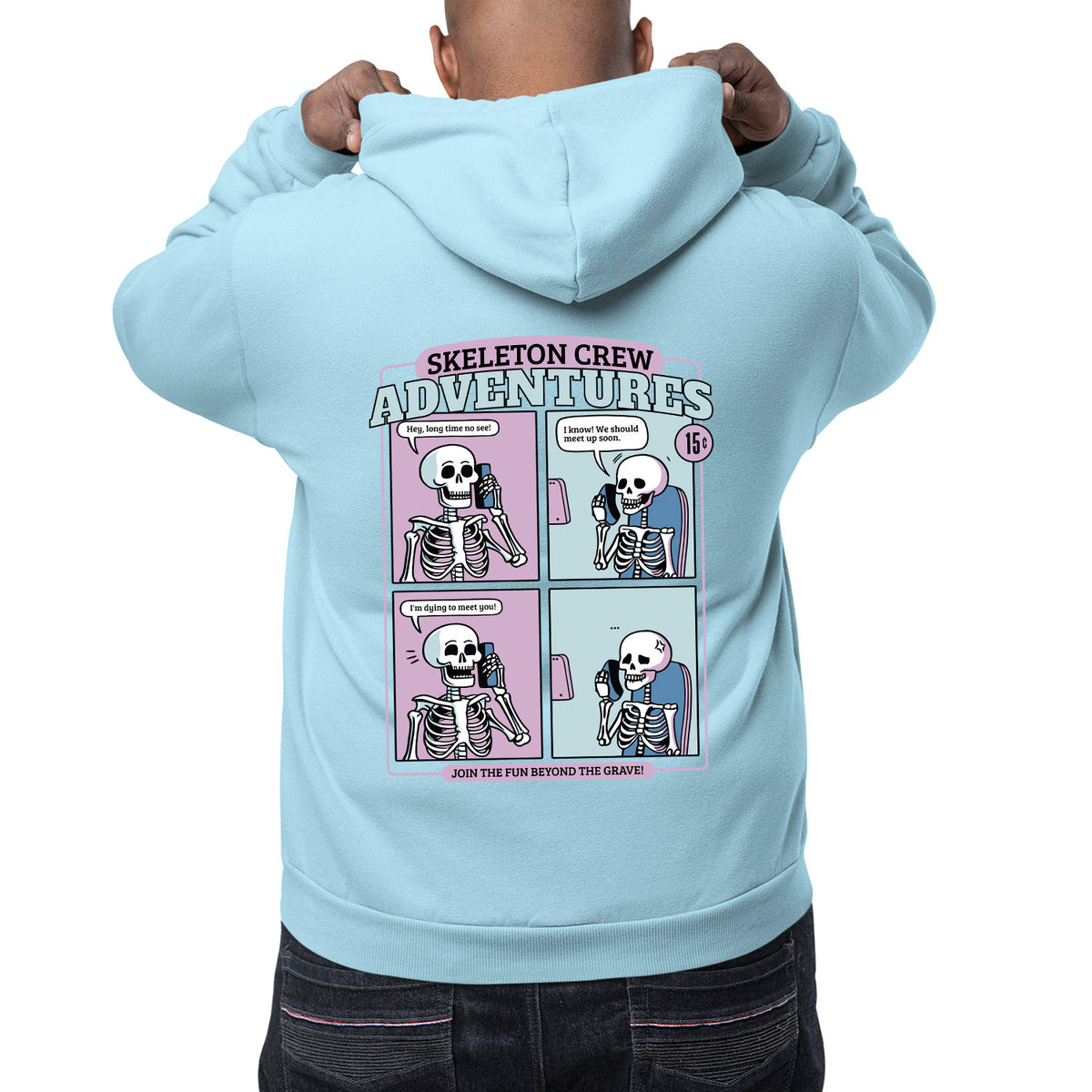 Skeleton Crew Unisex Adult Pullover Hoodie | Premium Halloween Clothing