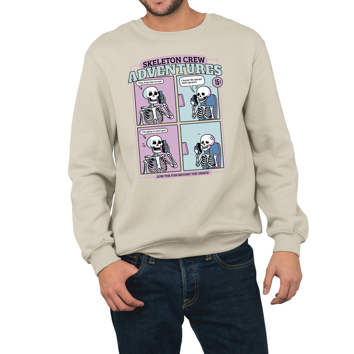 Skeleton Adventures | Unisex Adult Sweatshirt | Premium Halloween Clothing