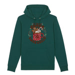 I Run On Cocoa And Xmas Cheer | Vintage Rocker Hoodie