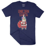 Unicorn Santa Festive Fun | Unisex Christmas T-Shirt Chroma Clothing