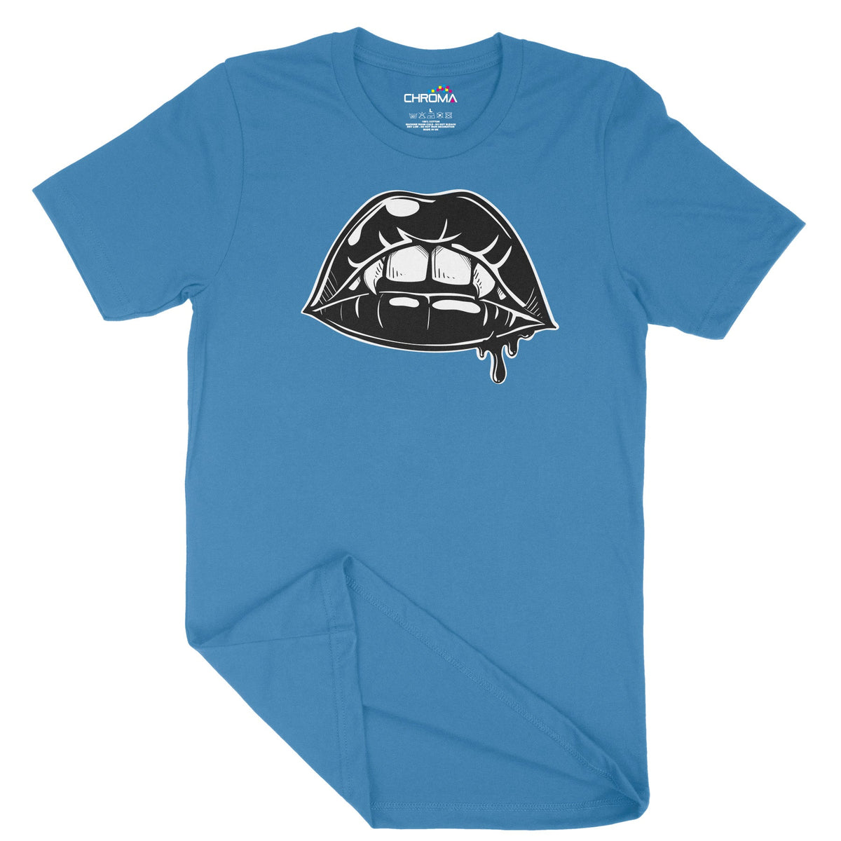 Vampire Lips Unisex Adult T-Shirt | Premium Halloween Clothing Chroma Clothing